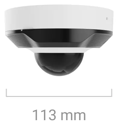 Ajax DomeCam Mini (8 Mp/4 mm) IP Dome Kamera — görsel 5