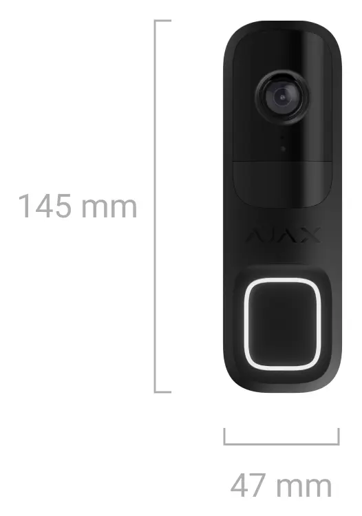 Ajax DoorBell Wi-Fi Görüntülü Kapı Zili — görsel 6