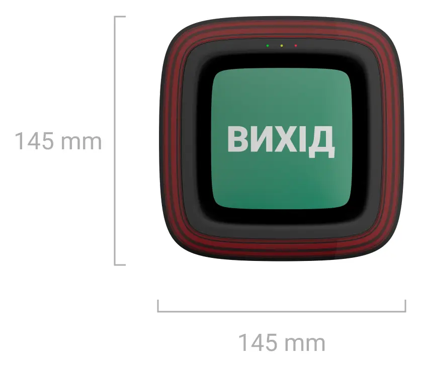 Ajax EN54 FireProtect (Sounder/VAD) EXIT (UA) Jeweller Kablosuz Flaşörlü Yangın Sireni — görsel 5