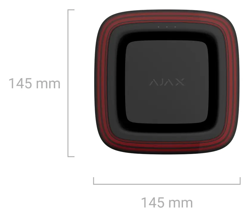 Ajax EN54 FireProtect (Sounder/VAD) Jeweller Kablosuz Flaşörlü Yangın Sireni — görsel 5