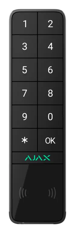 Ajax KeyPad Outdoor Jeweller Kablosuz Dış Ortam Tuş Takımı — görsel 2