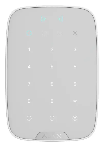 Ajax KeyPad Plus Jeweller Kablosuz Kart Okuyuculu Tuş Takımı — görsel 3