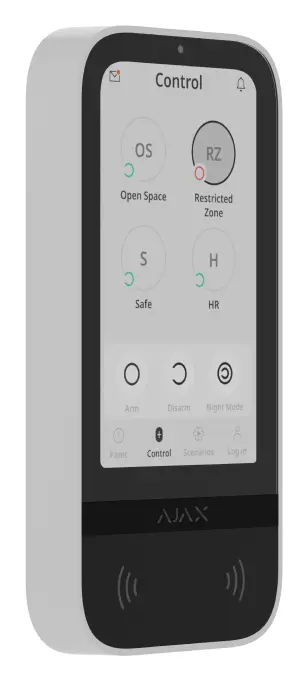 Ajax KeyPad TouchScreen Jeweller Kablosuz Dokunmatik Ekranlı Tuş Takımı — görsel 3