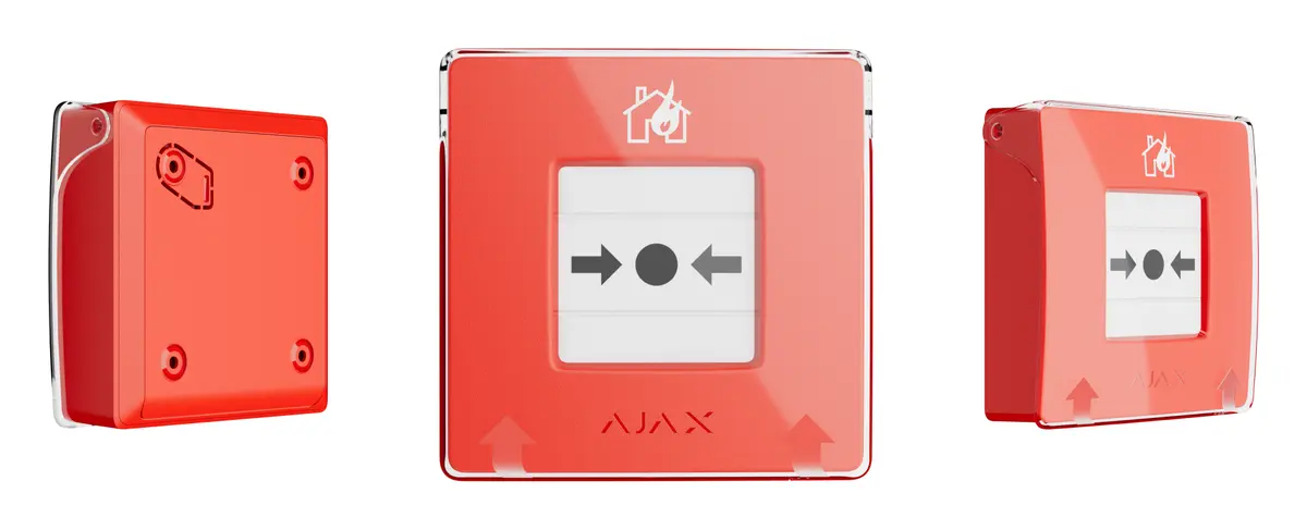 Ajax ManualCallPoint (Red) Jeweller Kablosuz Yangın İhbar Butonu