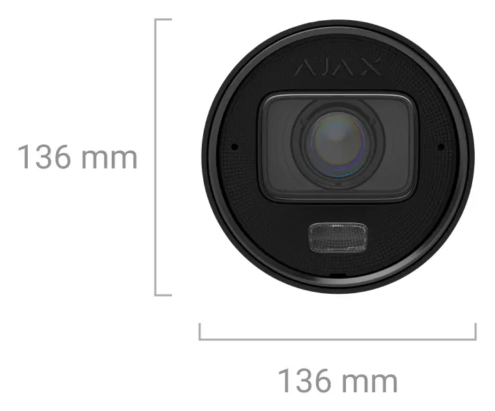 Ajax Superior BulletCam HLVF (4 Mp) IP Bullet Kamera — görsel 4