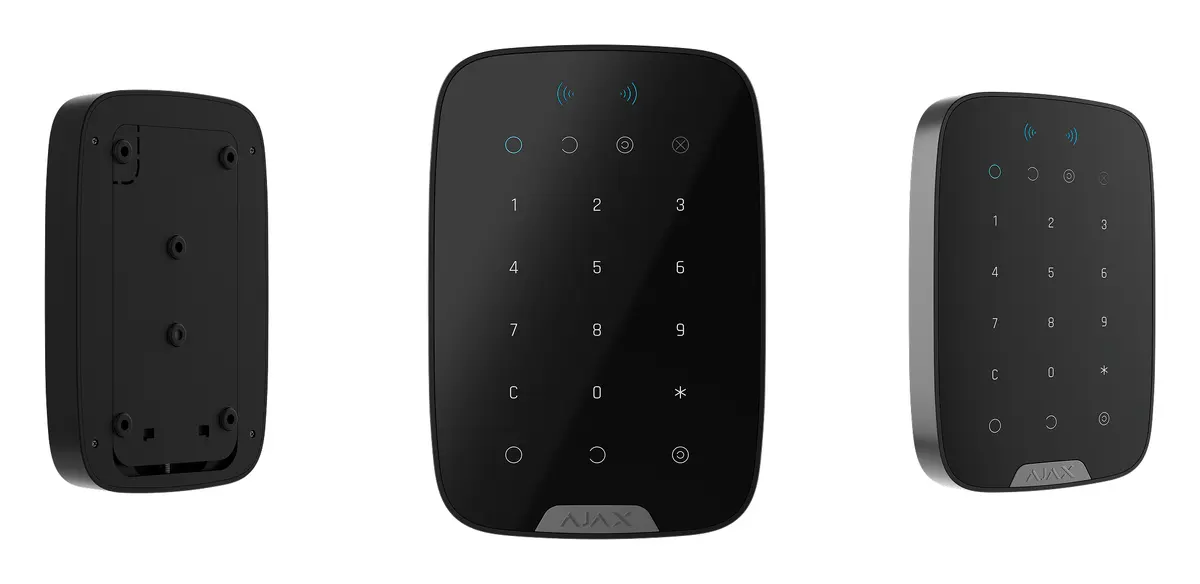 Ajax Superior KeyPad Plus Jeweller Kablosuz Kart Okuyuculu Tuş Takımı
