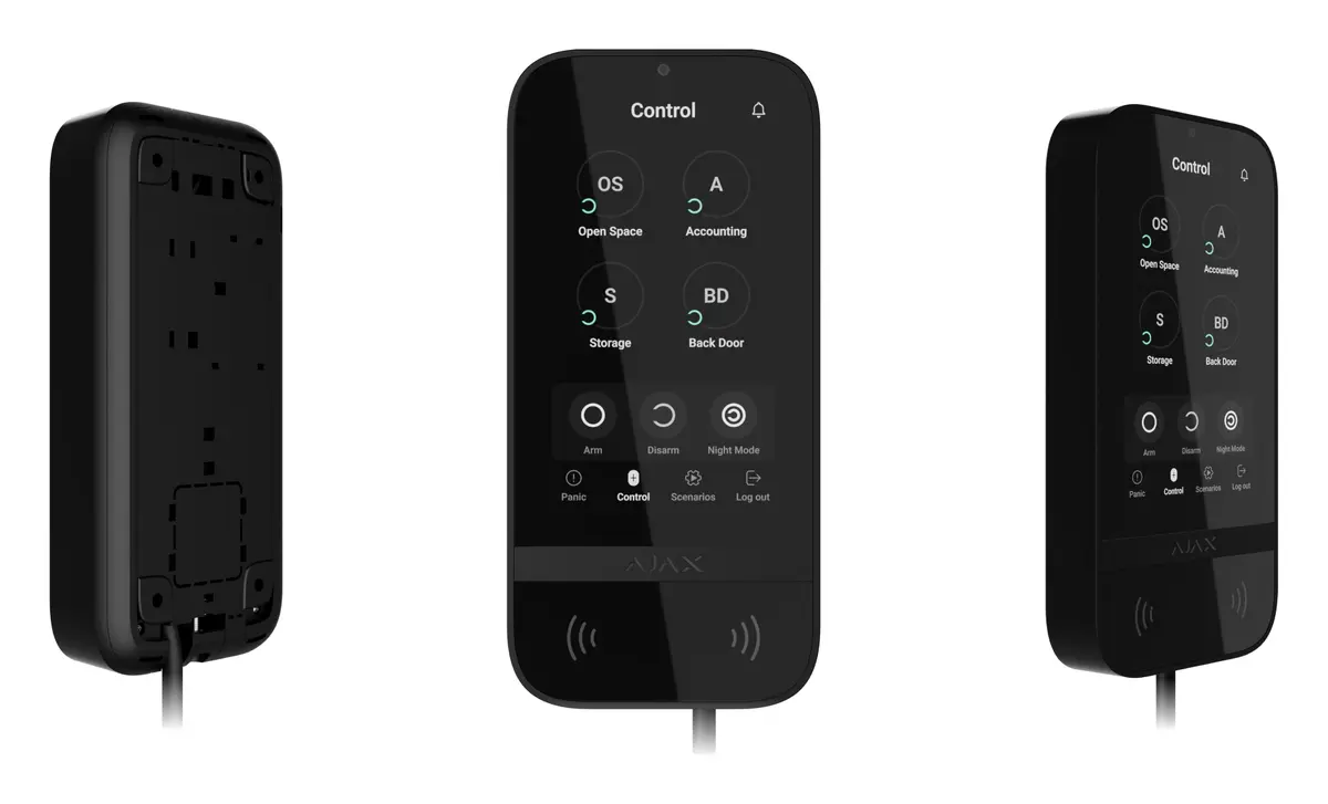 Ajax Superior KeyPad TouchScreen Fibra Kablolu Dokunmatik Ekranlı Tuş Takımı