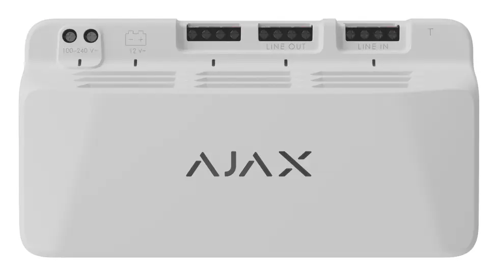 Ajax Superior LineSupply (45 W) Fibra Fibra Ek Güç Kaynağı Modülü — görsel 3
