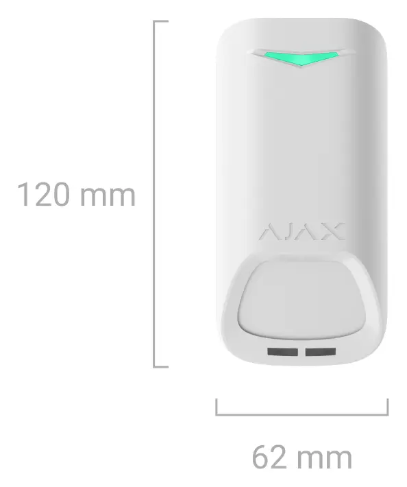 Ajax Superior MotionProtect Plus G3 Fibra Kablolu PIR + Mikrodalga Hareket Dedektörü — görsel 4