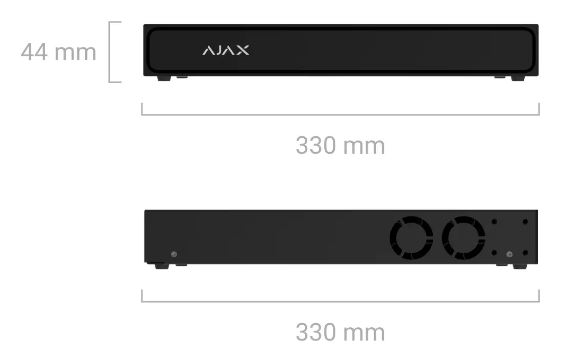 Ajax Superior NVR H2DAI16PAC (32-ch) 32 Kanal PoE NVR Kayıt Cihazı — görsel 4