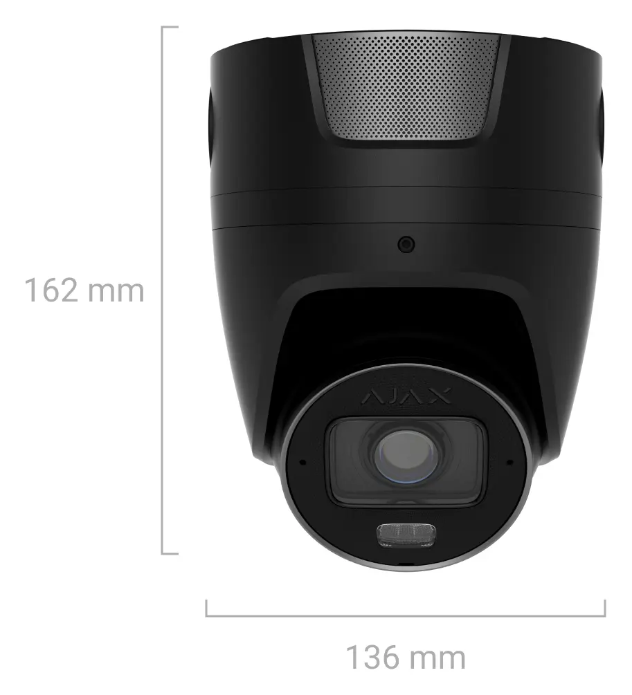 Ajax Superior TurretCam HLVF (8 Mp) IP Turret Kamera — görsel 4