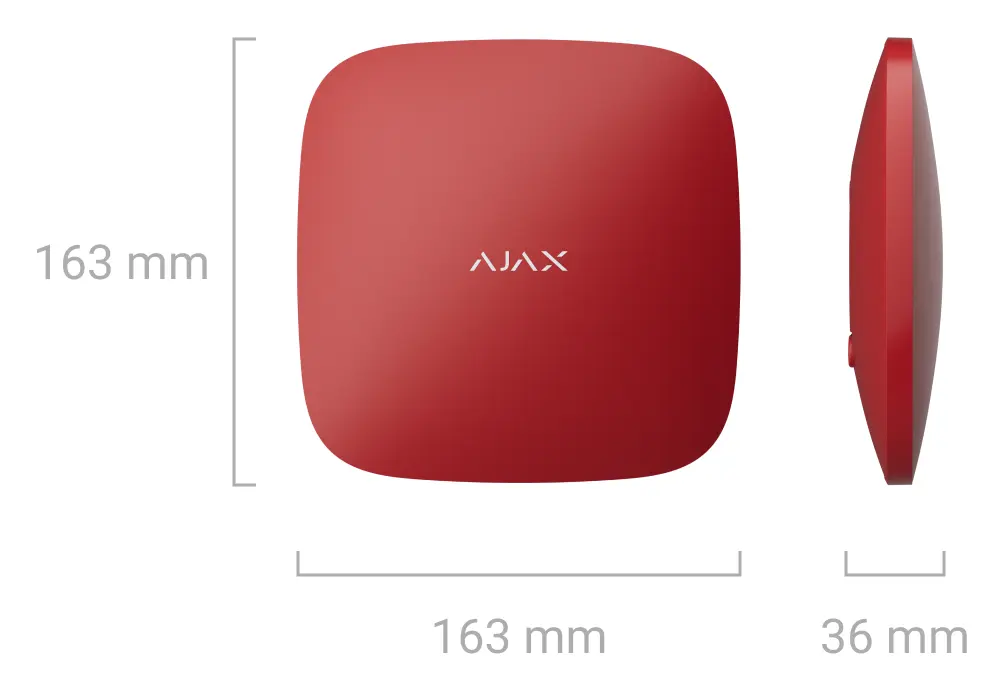 Ajax Type4 Hub (4G) Jeweller Kablosuz Yangın Alarm Paneli — görsel 3