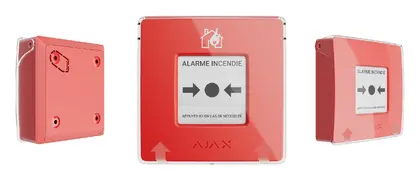 Ajax Type4 ManualCallPoint Jeweller Kablosuz Yangın İhbar Butonu
