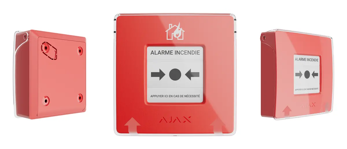 Ajax Type4 ManualCallPoint Jeweller Kablosuz Yangın İhbar Butonu