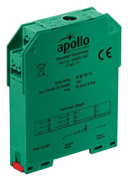 Apollo 55000-182APO XP95 Adresli DIN Ray Giriş/Çıkış Modülü