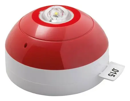 Apollo 55000-742APO XP95 Adresli Kırmızı Gövde Beyaz Flaşlı EN 54-23 Kat. C Yangın Sireni / Flaşör