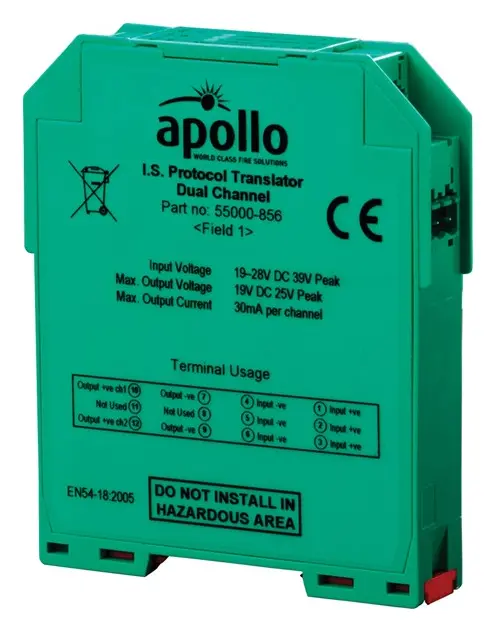 Apollo 55000-856APO XP95 Adresli Çift Kanallı SIL2 Protokol Dönüştürücü Modül