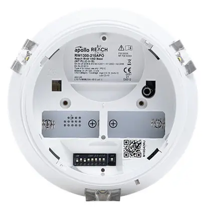 Apollo RW1300-210APO REACH Wireless Kablosuz Beyaz Flaşlı Sirenli Dedektör Tabanı
