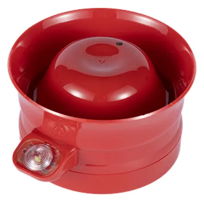 Apollo SA5500-350APO XP95 Adresli Kırmızı Gövde Beyaz Flaşlı Yangın Sireni / Flaşör