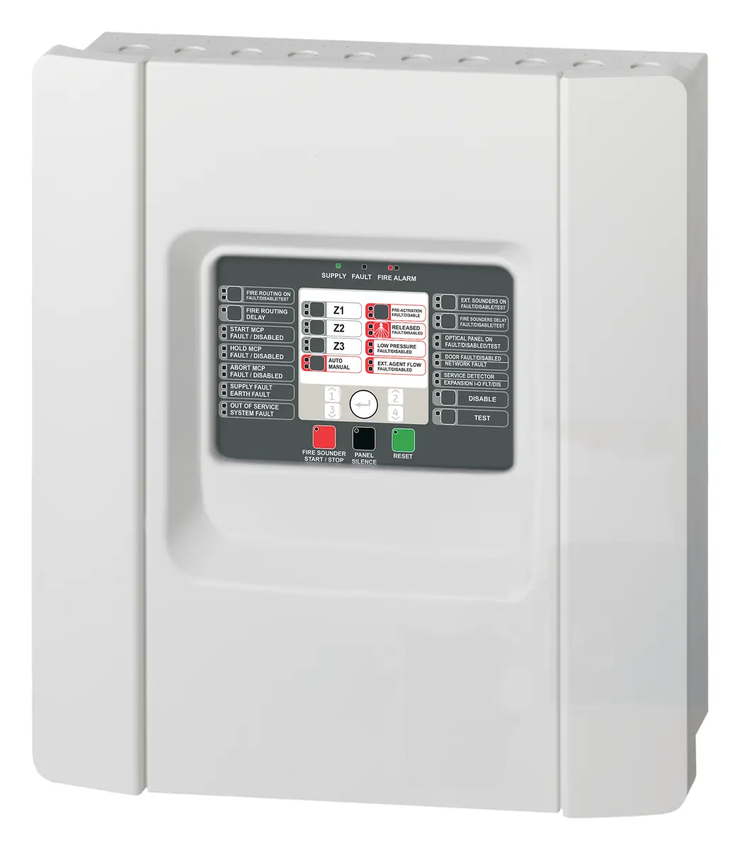 Aritech 1X-X3E-09 Konvansiyonel 3 Bölge Söndürme Kontrol Paneli (İspanyolca)