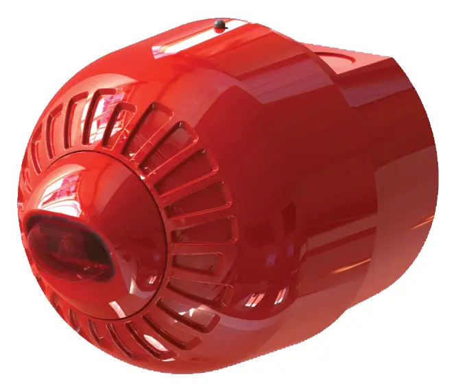 Aritech FAW355 Konvansiyonel Kırmızı Yangın Sireni / Flaşör