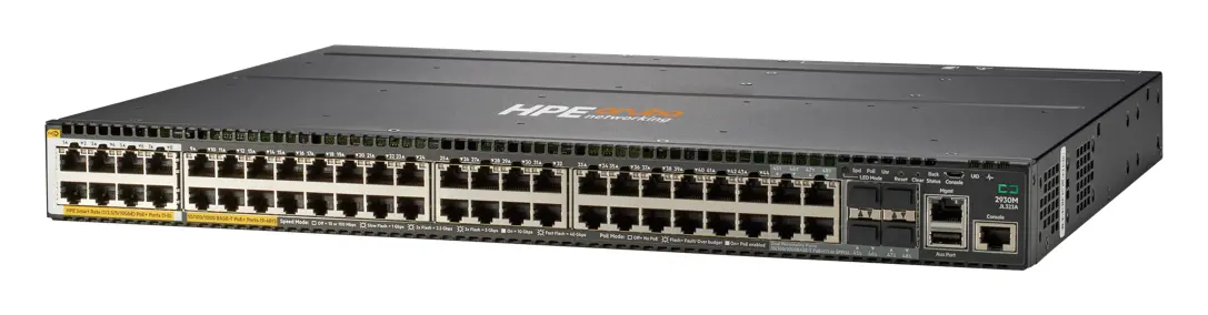 Aruba JL323A 2930M 40G 8 HPE Smart Rate PoE+ 1-slot PoE Switch