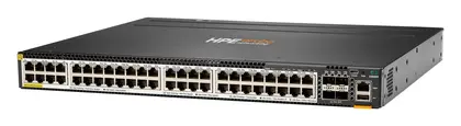 Aruba JL659A CX6300M 48-port Smart Rate 1/2.5/5GbE Class 6 PoE and 4-port SFP56 PoE Switch