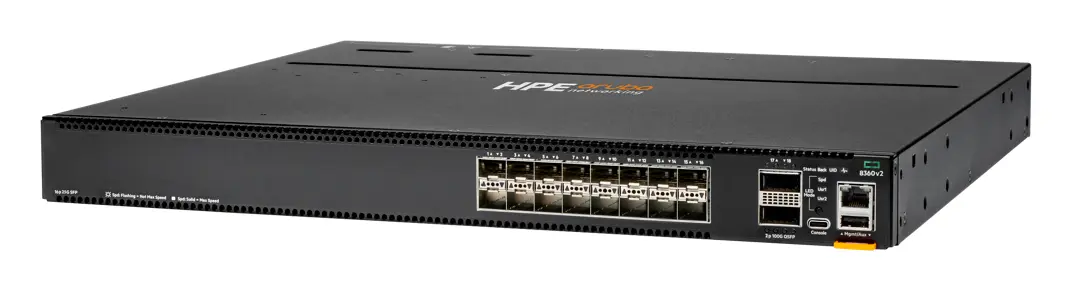 Aruba JL718C CX8360-16Y2C v2 16 port 25G SFP/SFP+/SFP28 2-port 100G QSFP+/QSFP28 Veri Merkezi Switch