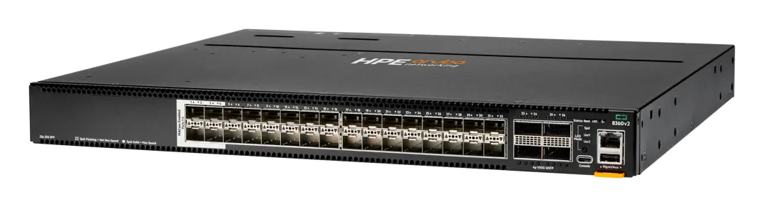Aruba R9G08A CX8360-32Y4C v2 Port-to-Power Airflow 3xFan 2xPSU Attached Veri Merkezi Switch
