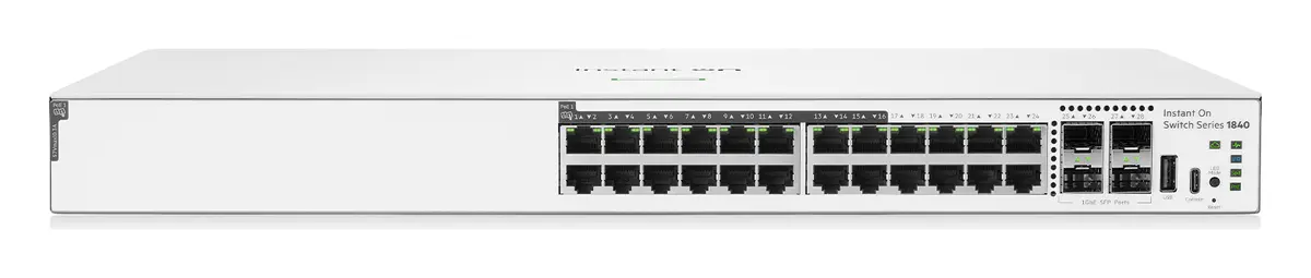 Aruba Instant On S5E29A 1840 24G, 16p CL4 PoE 195W, 4SFP PoE Switch