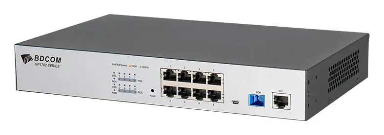 BDCOM GP1702-8GPM 8GE PoE GPON ONU (MDU) — görsel 4