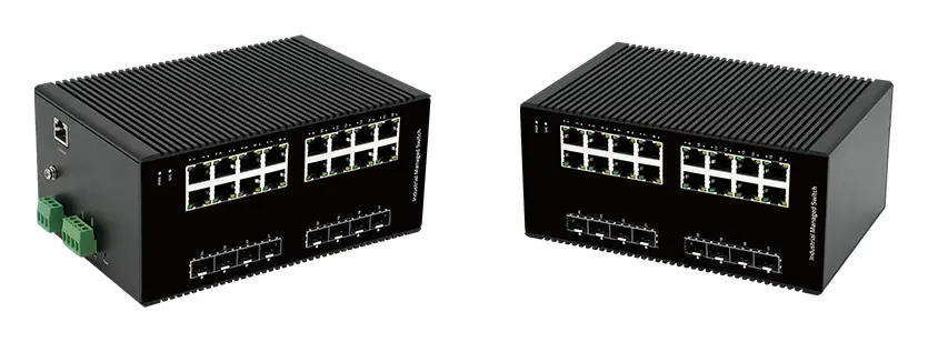 BDCOM IES200-L25-24T4S 24 Port Gigabit 4×SFP L2+ Endüstriyel Switch — görsel 2