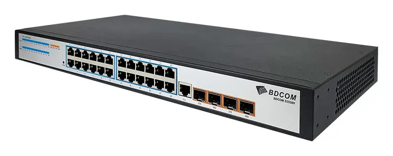 BDCOM IES200-S2510H 8 Port Gigabit 2×SFP L2+ Yönetilebilir Switch — görsel 3