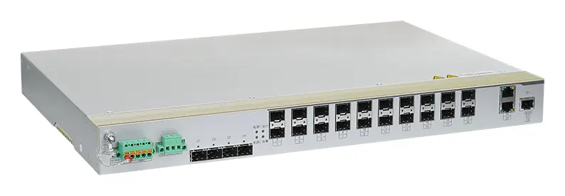 BDCOM IES2000-5524T4S4X-NS 24 Port Gigabit 4×SFP 4×10G SFP+ L3 Endüstriyel Switch — görsel 2