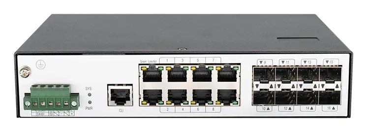 BDCOM IES2000-TU8S8T 8 Port Gigabit 8×SFP Endüstriyel Switch