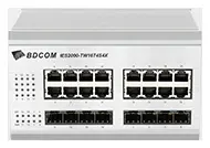 BDCOM IES2000-TW16T4S4X 16 Port Gigabit 4×SFP 4×10G SFP+ L2+ Endüstriyel Switch — görsel 4