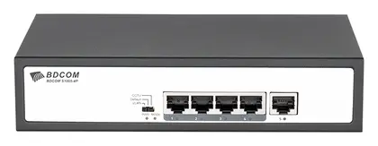 BDCOM S1005-4P 4 Port Fast Ethernet PoE Yönetilemez Switch