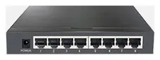 BDCOM S1008D 8 Port Fast Ethernet Yönetilemez Switch — görsel 3
