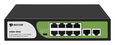 BDCOM S1500-24P2S 26 Port Gigabit PoE Yönetilemez Switch