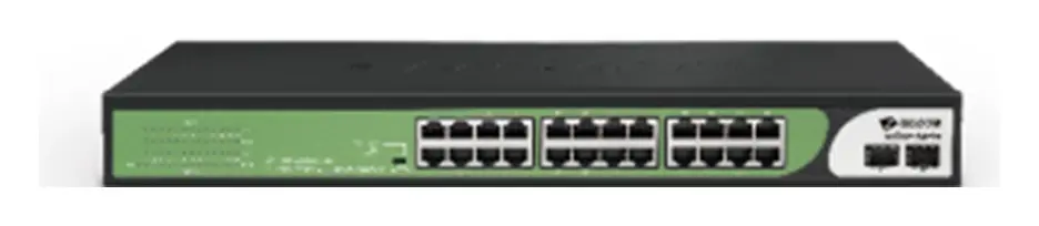 BDCOM S1500-24P2S 26 Port Gigabit PoE Yönetilemez Switch — görsel 5