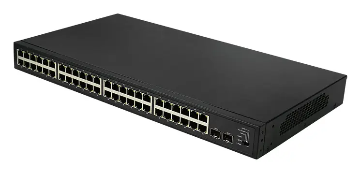 BDCOM S1500-48T2S 48 Port Gigabit 2×SFP Yönetilemez Switch — görsel 4