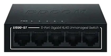 BDCOM S1500-5T 5 Port Gigabit Yönetilemez Switch