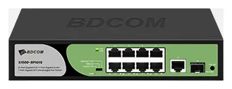 BDCOM S1500-8P1G1S 11 Port Gigabit PoE 1×SFP Yönetilemez Switch — görsel 2
