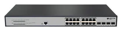 BDCOM S2500-16P4S 16 Port Gigabit PoE 4×SFP L2+ Yönetilebilir Switch