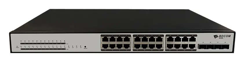 BDCOM S2500-24T4S-W 52 Port Gigabit 4×SFP Akıllı (Web) Yönetilebilir Switch