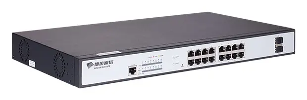 BDCOM S2518PB 16 Port Gigabit PoE 2×SFP Yönetilebilir Switch — görsel 3