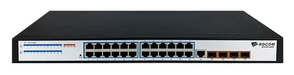 BDCOM S2528 24 Port Gigabit 4×SFP L2+ Yönetilebilir Switch