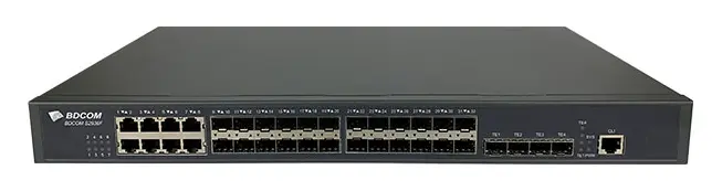 BDCOM S2736F 24 Port Gigabit SFP 8×Gigabit 4×10G SFP+ Yönetilebilir Switch