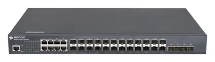 BDCOM S2900-24S8C4X-2AC 24 Port Gigabit SFP 8×Combo 4×10G SFP+ L2+ Yönetilebilir Switch