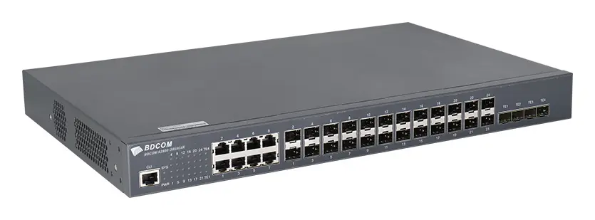 BDCOM S2900-24S8C4X 24 Port Gigabit SFP 8×Combo 4×10G SFP+ L2+ Yönetilebilir Switch — görsel 3